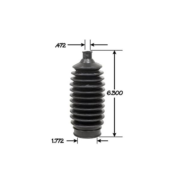 2 Pc Rack and Pinion Bellow Boots Kit PARTSW