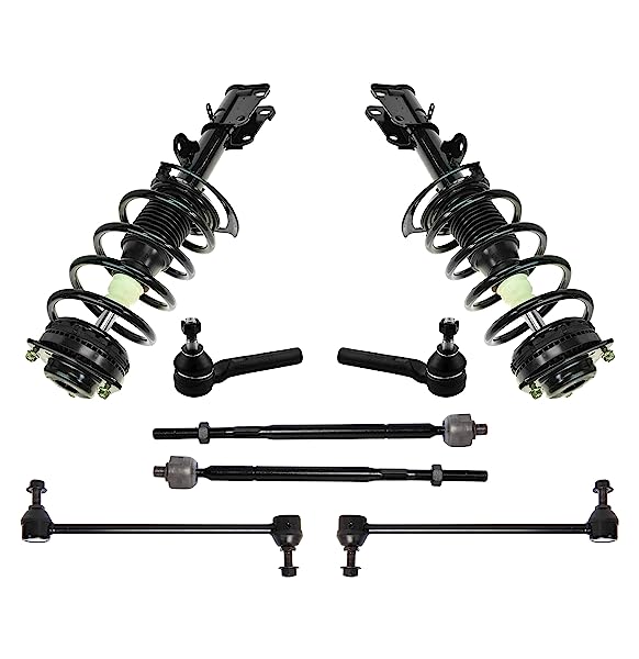 8 Pc Front Suspension Kit Strut and Coil Spring Assembly